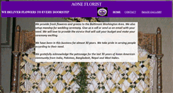 Desktop Screenshot of aoneflorist.com